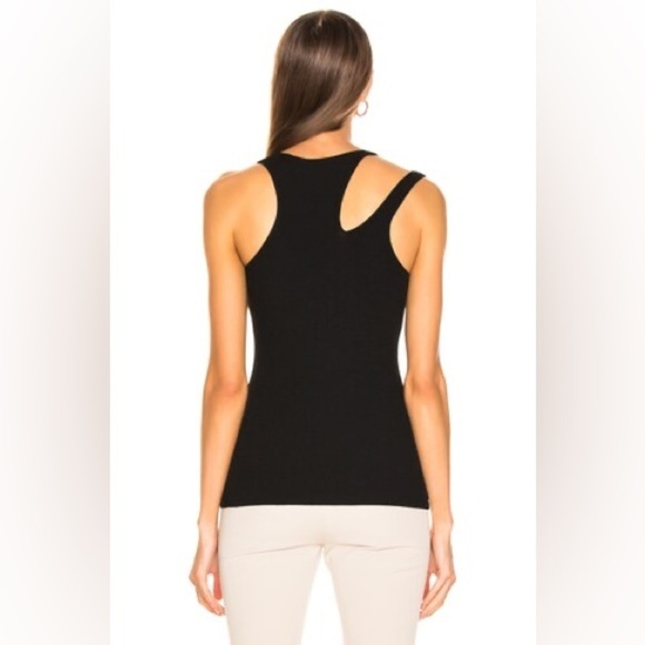 HELMUT LANG Ribbed Slash Tank SZ Small - Picture 6 of 7